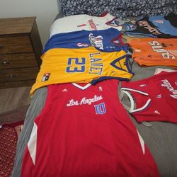 NBA Jerseys – Excellent Condition (Mostly Size L)