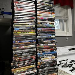Empty Black Standard DVD Storage Cases Lot 100 USED CONDITION/Great Condition