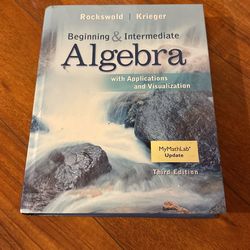 Algebra with Applications And Visualizations $30 Obo