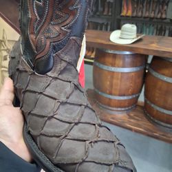 Botas De Piel De México Cómodas Estilo Rodeo 