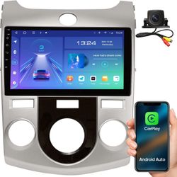 9 Inch 5G WiFi 8 Core 1280 * 720 Resolution Car Stereo Radio for Kia Forte 2009-2012 with Carplay Android Auto Android 12.0 GPS Navigation Support 48E