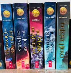 Heroes of Olympus Complete Series Rick Riordan 5 Book Set softcover