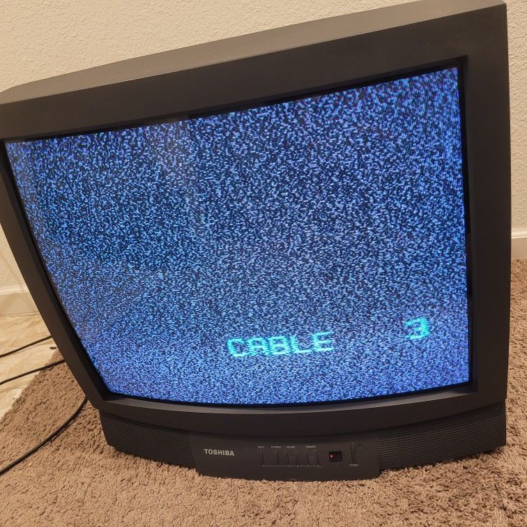 Toshiba 27 In CRT Gaming TV Model 27A50 Tested Works, Perfect Condition.