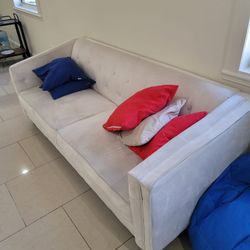 white couch, loveseat sectional furniture for living room. Sofa