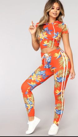 Tropical Pant Set 