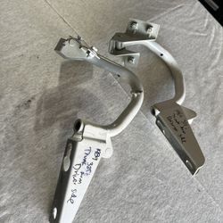 1(contact info removed) BMW 325i CABRIO E30 OEM REAR TRUNK SUPPORT HINGES SET PAIR (2)