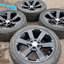 22” Chevy Suburban Silverado Tahoe We Finance Cadillac Escalade GMC Sierra Yukon Denali Rims Tires Set