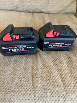 Milwaukee M18 RedLithium Forge XC6.0 Batteries (2-Pack)