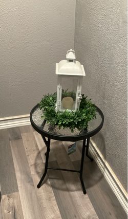 Foldable Glass table $20 New