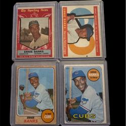 Ernie Banks Baseball Cards