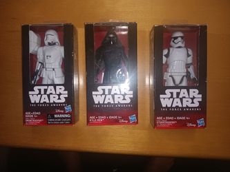 Star wars Stormtroopers & Kylo Ren Action Figures