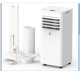 Portable Air Conditioners, 10,000 BTU Portable AC Unit for Room up to 450 Sq. Ft, 3 in 1 Small AC Unit with 24H Timer Smart Sleep Mode, Smart Stand up