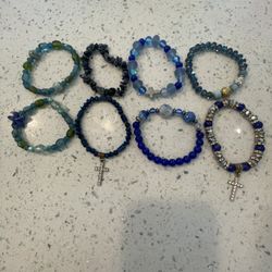 Blue Handmade Bracelets 