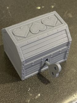 3-D Printed  Adorable 💕 Lockbox With Key 