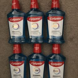 6 Colgate mouthwash