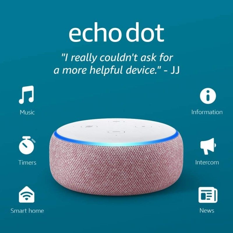 3 Amazon Echo Dot Plum