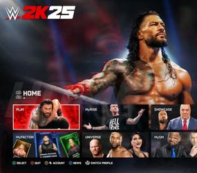 WWE 2k25 disc ps5