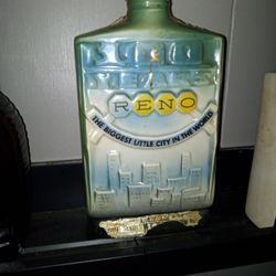 Empty Reno Vintage Jim Beam Decanter 