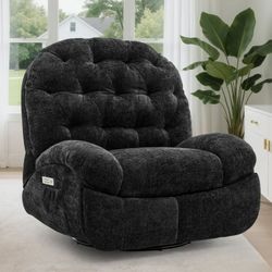 Oversized Power Swivel Rocker Recliner Chair