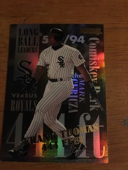 Baseball card Frank Thomas 444 ft