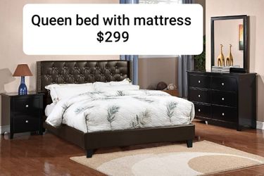 Queen Bed with Mattress