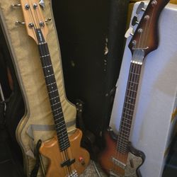 2 Vintage Bass Guitars!