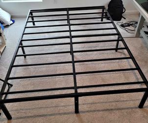 King size metal bed frame