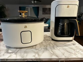 Beautiful by Drew Barrymore Slow Cooker & Coffee Maker Set