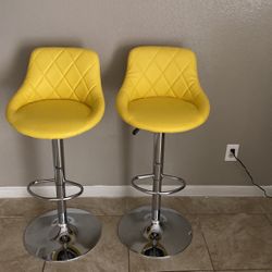 Yellow Bar Stools