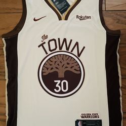 Warriors Curry The town City Edition Jersey Stitched