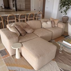 Custom High-End Pacific Design Center Contemporary 4p Modular Sofa Couch Set