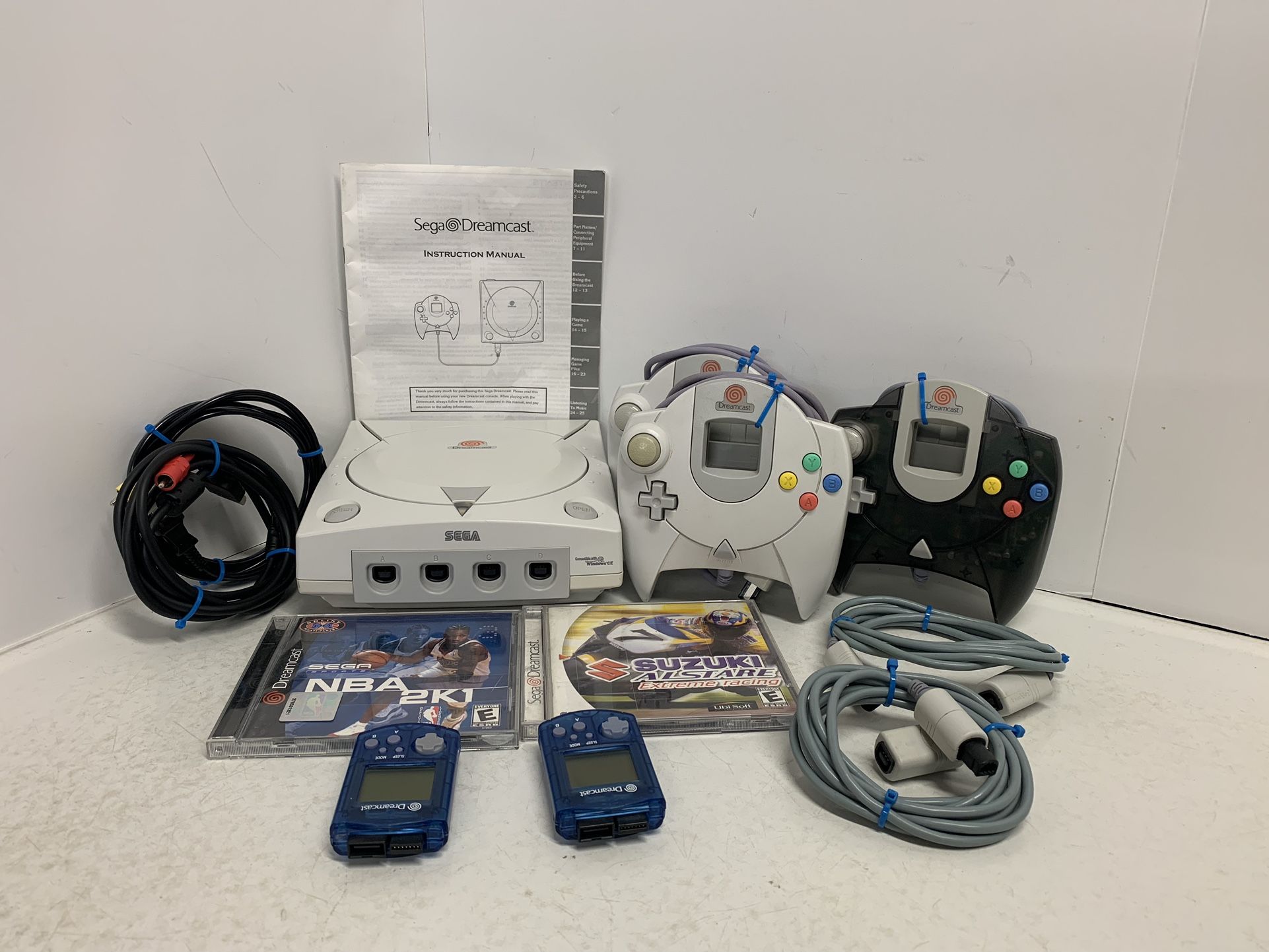 Sega Dreamcast System With Extras