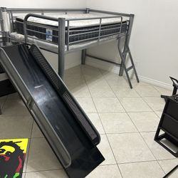 Twin Bed Frame With Slide 