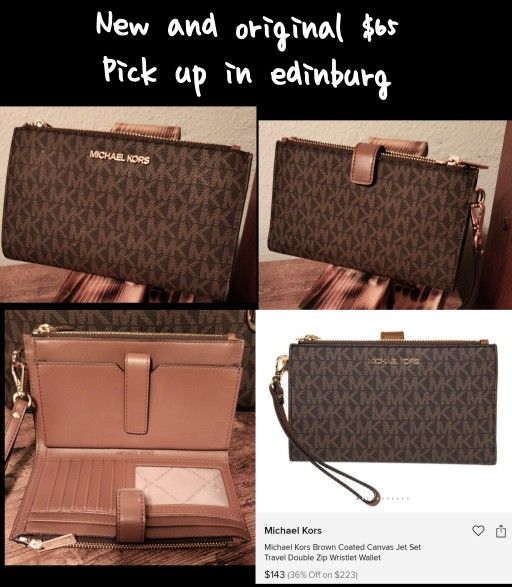 New Michael Kors Wristlet $65 Edinburg Pick Up
