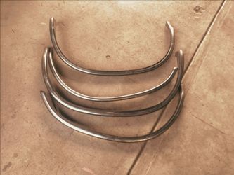 Chevy S10 chrome fender trims