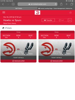 Hawks Tickets