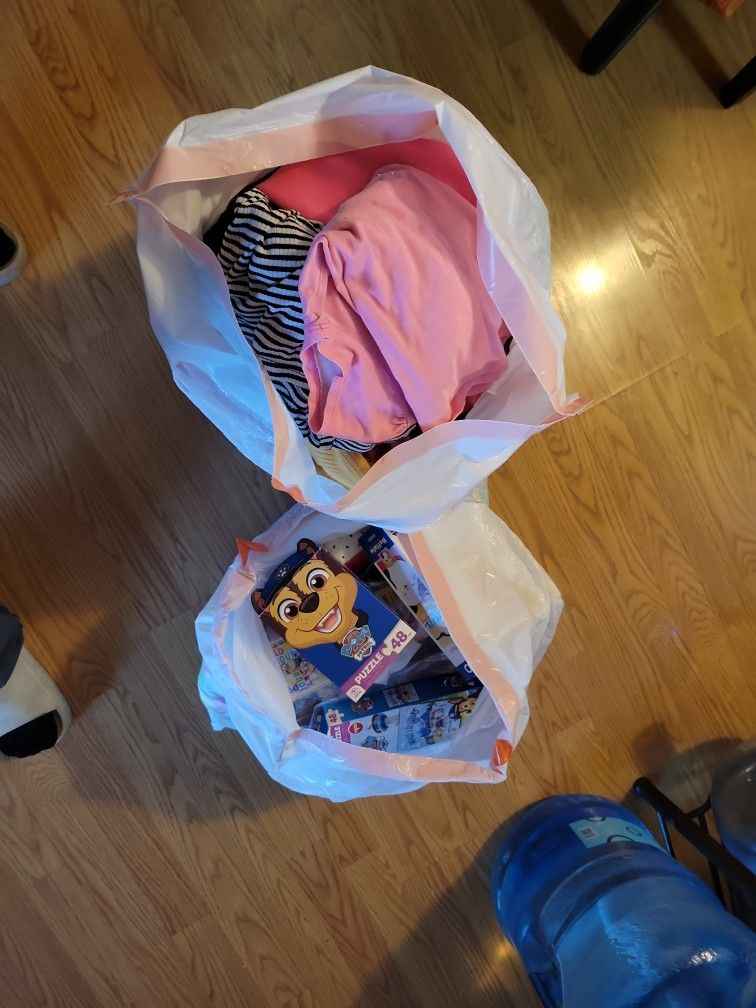 FREE Bag Of Girl Clothes/costumes And Toys