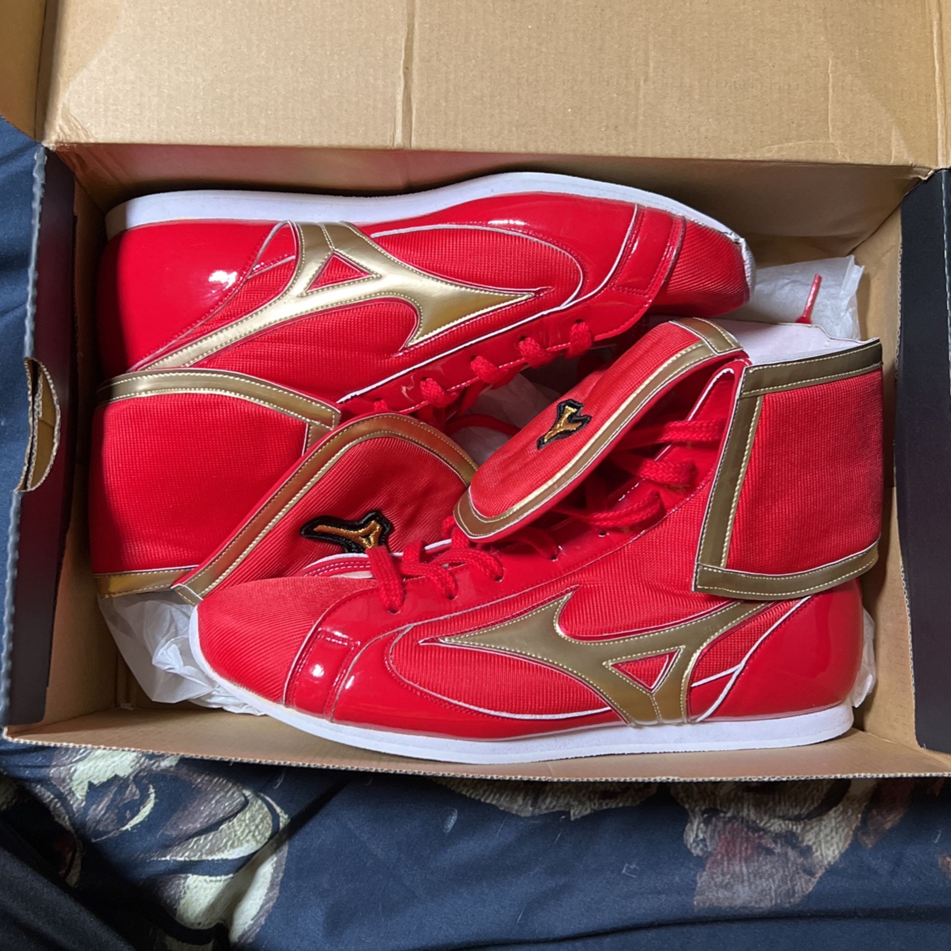 Mizuno Boxing Mid Cut Fold