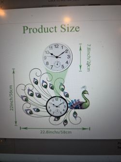 Unique Outdoor Clock with Thermometer