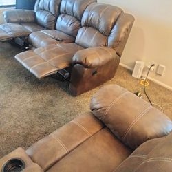 Sofa and love seat couches