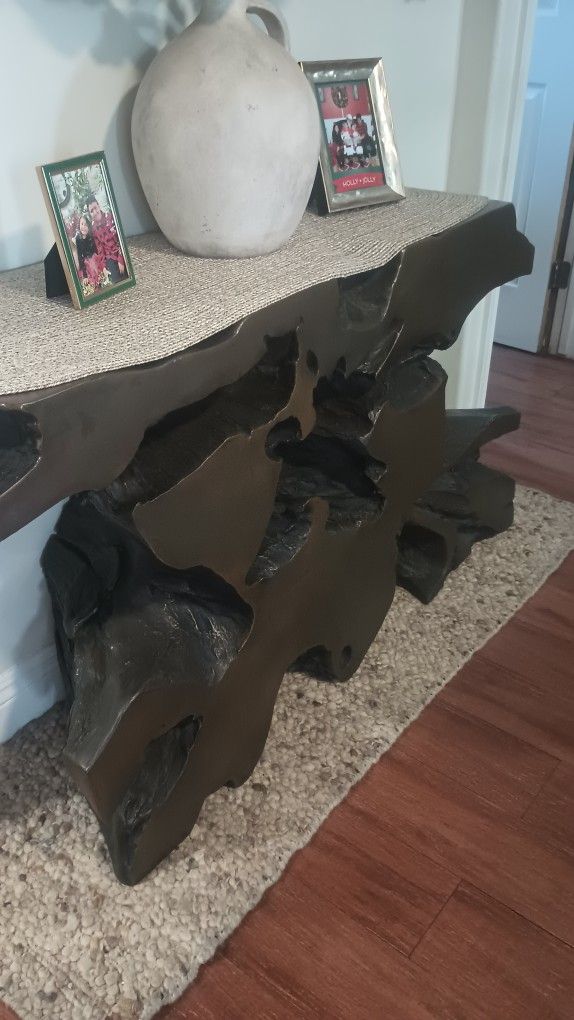 Restoration Hardware console table