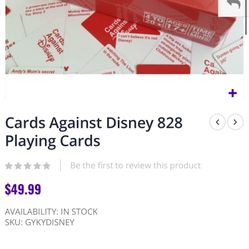 Sealed / New …Cards Against Disney Game 
