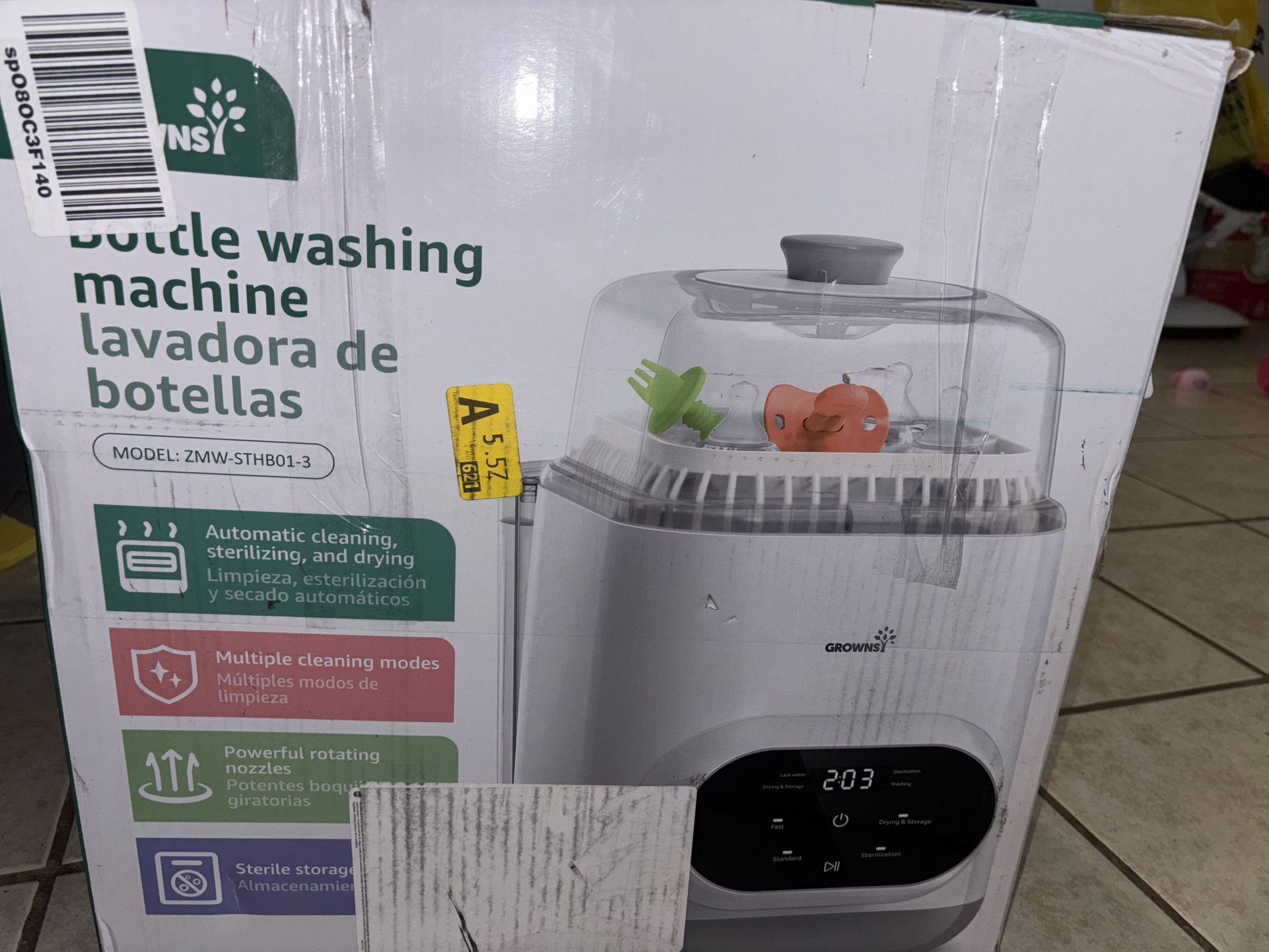 Grownsy Bottle Washing Machine
