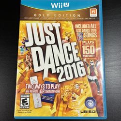Case Only - Just Dance 2016 Gold Edition for Nintendo Wii U