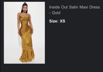 Satin Maxi Dress