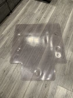 Office clear plastic mat