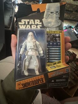 Star Wars Saga Legends SL23 Snowtrooper 3.75" Action Figure NIB 2010 Hasbro⁠