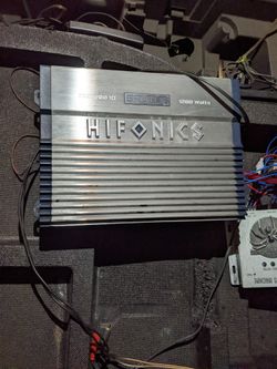 Hifonics Amp with Free Speakers