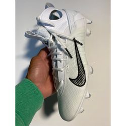 Nike Huarache 9 Elite LAX Lacrosse Cleats 'White' Men’s sz 8.5 NEW NO BOX!