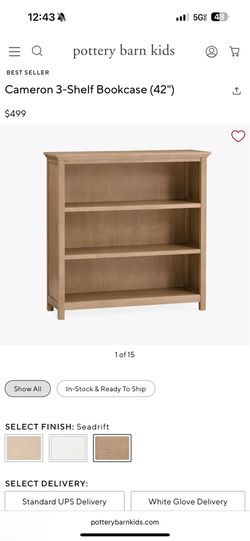Pottery barn bookshelf
